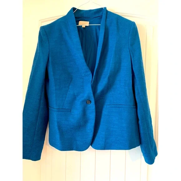 LOFT Women s Long Sleeved Blue Blazer size 12